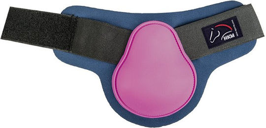 HKM Premium Streichkappen für Hinterbeine Warmblut Pink/Dunkelblau Größe M – Bild 1 von 1