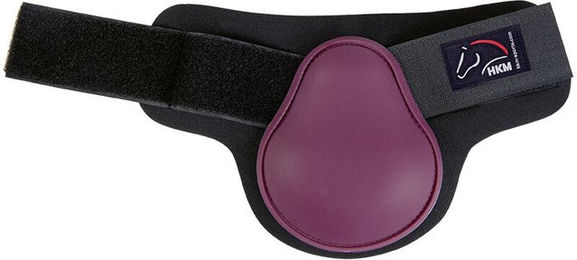 HKM Premium Streichkappen und Gamaschen für Warmblut Pferde in Weinrot/Schwarz – Bild 1 von 1