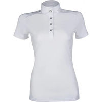 Produktbild von HKM Premium Turnierpolo Damen Reitshirt Weiß XL