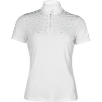Produktbild von HKM Premium Turnierpolo Damen Reitshirt Weiß XL