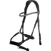 Produktbild von HKM Pro Anatomic Anatomisches Reitkomplettzeug aus Leder für Ponys in Schwarz
