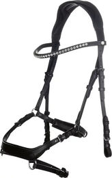HKM Pro Anatomic Anatomisches Reitkomplettzeug aus Leder in Schwarz für Vollblut – Bild 1 von 1