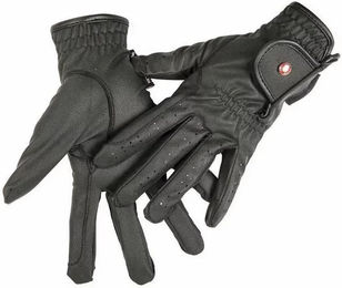 HKM PRO TEAM Professional Soft Reithandschuhe Schwarz XXS – Bild 1 von 3