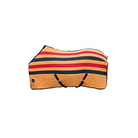 Produktbild von HKM Professional Premium Abschwitzdecke für Pferde Schwarz Rot Gold 145