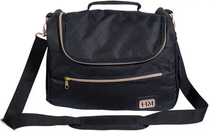 HKM Putztasche Berry Beutel für Sattelzubehör in Rosa und Schwarz – Bild 1 von 1
