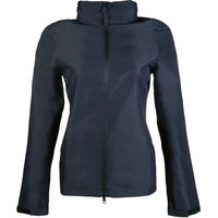 Produktbild von HKM Rainy Day Reitjacke für Damen und Herren wasserdicht Schwarz Blau Größe L