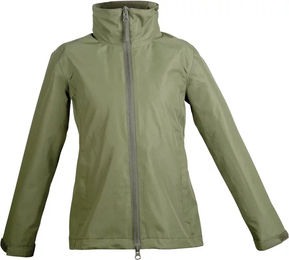 HKM Rainy Day Wasserdichte Reitjacke für Kinder in Grün Größe 152 – Bild 1 von 2