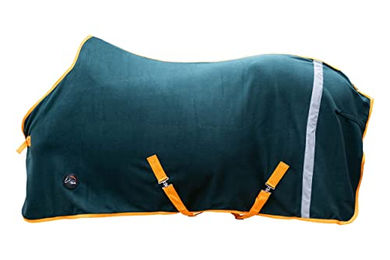 Produktbild von HKM Reflection Pferdedecke Dunkelgrün 155