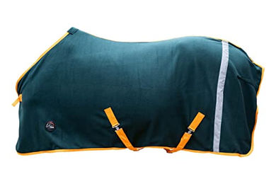 Produktbild von HKM Reflection Pferdedecke Dunkelgrün Größe 145