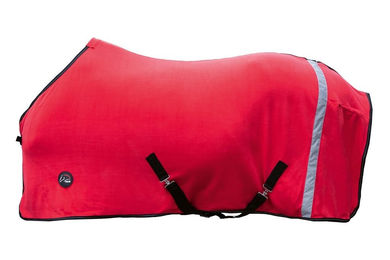 Produktbild von HKM Reflection Pferdedecke Schweißdecke aus Polyester in Rot Größe 145