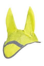 HKM Reflective Fliegenhaube für Warmblut in Neon Gelb – Bild 1 von 1