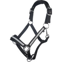 Produktbild von HKM Reflective Pferd Halfter aus Neopren in Schwarz oder Silber