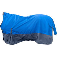 Produktbild von HKM Regendecke Glasgow Highneckdecke 1200D mit Fleecefutter Größe 155 kobaltblau/grau