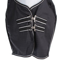 Produktbild von HKM Regendecke Innsbruck HighNeck für Pferde mit Polarfleece 0g Schwarz