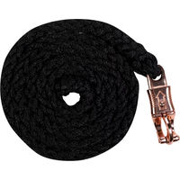 Produktbild von HKM Reit-Longe mit Panik-Karabinerhaken in Berry Schwarz 180 cm