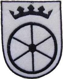 HKM Reitabzeichen Sachsen-Anhalt Unisex Weiß Stoff – Bild 1 von 1