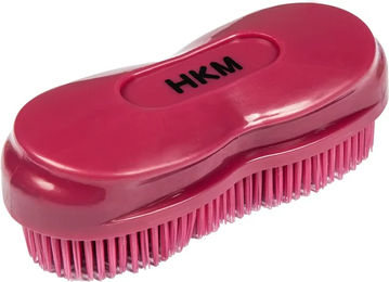 HKM Reitbürste Bristle aus Kunststoff in Rot oder Rosa – Bild 1 von 1