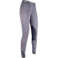 Produktbild von HKM Reiterhose Penny Easy Mid Grip für Mädchen in Grau aus Baumwolle