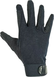 HKM Reithandschuhe aus Baumwolle Schwarz XL Unisex – Bild 1 von 1
