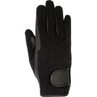 Produktbild von HKM Reithandschuhe aus Kunstleder für Damen und Herren Winter Schwarz XXL