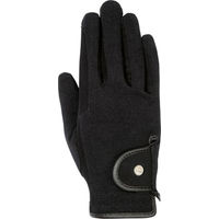 Produktbild von HKM Reithandschuhe Professional aus Kunstleder Schwarz XS Unisex