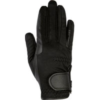 Produktbild von HKM Reithandschuhe Softshell Unisex Schwarz XL Winter Kunstleder