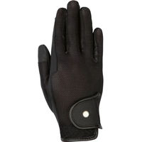 Produktbild von HKM Reithandschuhe Style aus Velours Schwarz Unisex Größe L