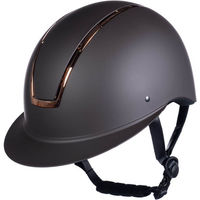 Produktbild von HKM Reithelm Lady Shield für Damen Dunkelblau Schwarz Glänzend Größe M 55-57 cm CE-zertifiziert