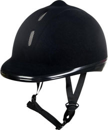 HKM Reithelm New Flock Schwarz Größe 58-61 cm – Bild 1 von 2