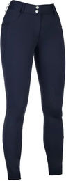HKM Reithose Ari Damen mit Silikon-Kniebesatz Blau Größe 34 – Bild 1 von 2