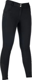 HKM Reithose Ari für Damen mit Silikon-Mid-Grip in Schwarz – Bild 1 von 1