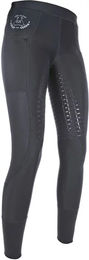 HKM Reithose Damen Full Grip Mesh Lycra Schwarz Grösse 44/46 – Bild 1 von 1