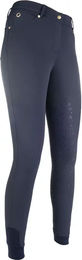 HKM Reithose Damen LG Basic Mid Grip Blau Größe 42 – Bild 1 von 1
