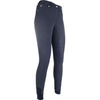 Produktbild von HKM Reithose Damen LG Basic Mid Grip Blau Größe 42