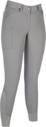 HKM Reithose Full Grip Damen Rosegold Sparkle Grau Größe 38 – Bild 1 von 1