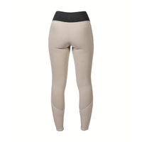 Produktbild von HKM Reithose für Damen mit Silikon-Vollbesatz in Grün und Beige Größe 44-46