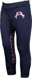 HKM Reithose für Mädchen mit Mid Grip in Pink Pony – Bild 1 von 1