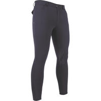 Produktbild von HKM Reithose James Mid Grip für Herren in Grau oder Schwarz Größe 56