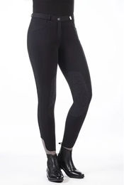 HKM Reithose Kate Damen mit Mid Grip Silikondruck in Schwarz – Bild 1 von 1