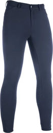 HKM Reithose Kopenhagen Full Grip für Herren in Blau Größe 56 – Bild 1 von 1