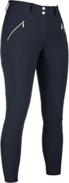 HKM Reithose Lia High Waist Damen mit Full Grip in Blau Größe 36 – Bild 1 von 1