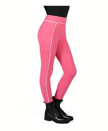 HKM Reithose Maui Full Grip für Kids in Pink Rosa Größe 146-152 – Bild 1 von 3