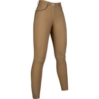 Produktbild von HKM Reithose Mid Grip Damen Beagle in Braun und Beige Größe 34