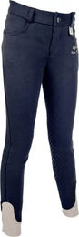 HKM Reithose Mid Grip für Mädchen in Blau – Bild 1 von 1