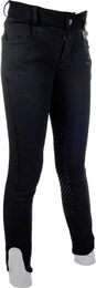 HKM Reithose Mid Grip für Mädchen in Schwarz – Bild 1 von 1