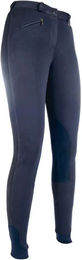 HKM Reithose Penny Easy Mid Grip für Mädchen in Blau – Bild 1 von 1