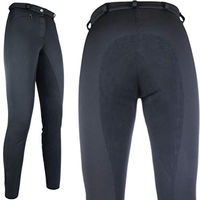Produktbild von HKM Reithose Winter mit Fleece gefüttert und wasserabweisend Schwarz Größe 170