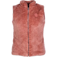 Produktbild von HKM Reitjacke Fleece Weste für Mädchen in Rot und Rosa Größe 10 Jahre