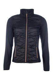 HKM Reitjacke für Damen aus Nylon in Schwarz/Rosegold Größe L – Bild 1 von 2