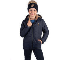 Produktbild von HKM Reitjacke Mia für Kinder aus Nylon wasserabweisend Blau Größe 122/128